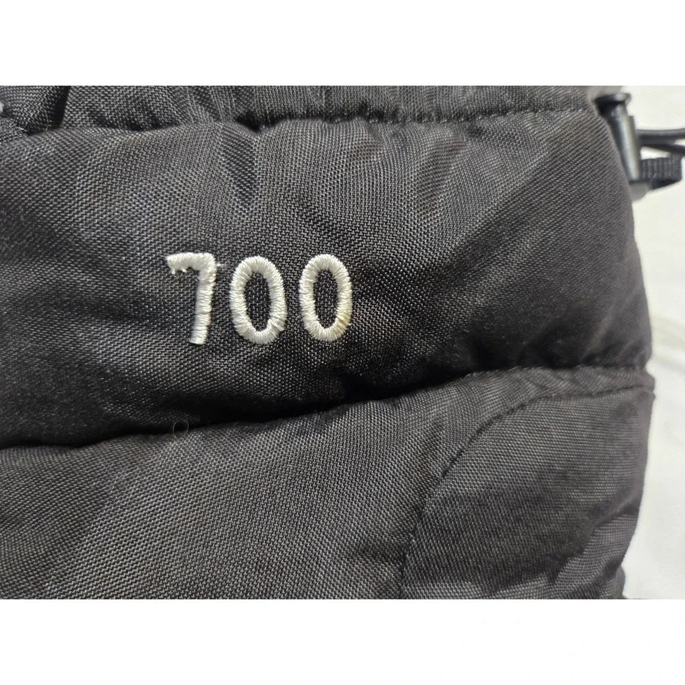 The North Face Nuptse Traction 700 Down Booties Black Womens 8 Water Resist Warm